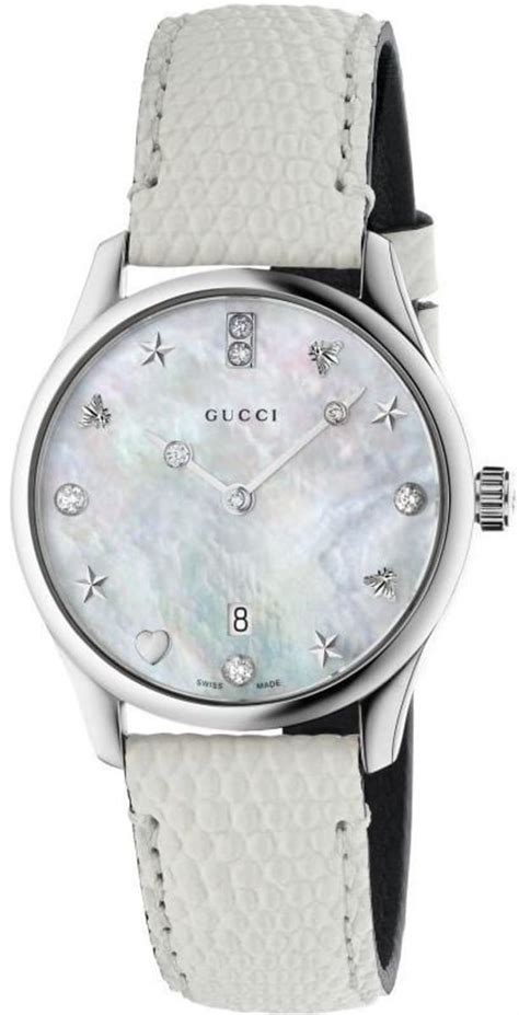 gucci g-timeless mother of pearl dial watch|gucci g timeless watches.